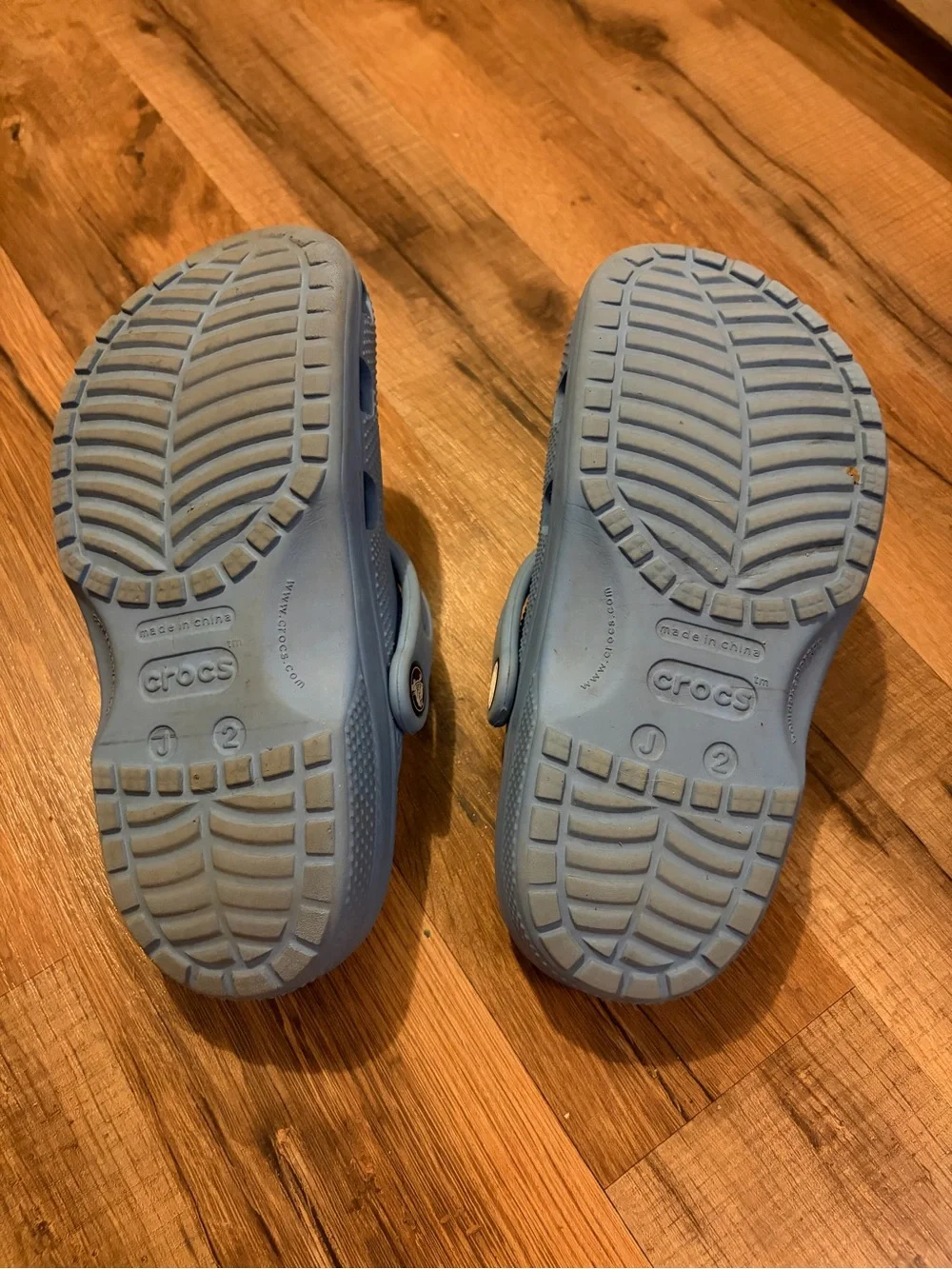 CROCS Kids Light Blue Classic Clog with Charm